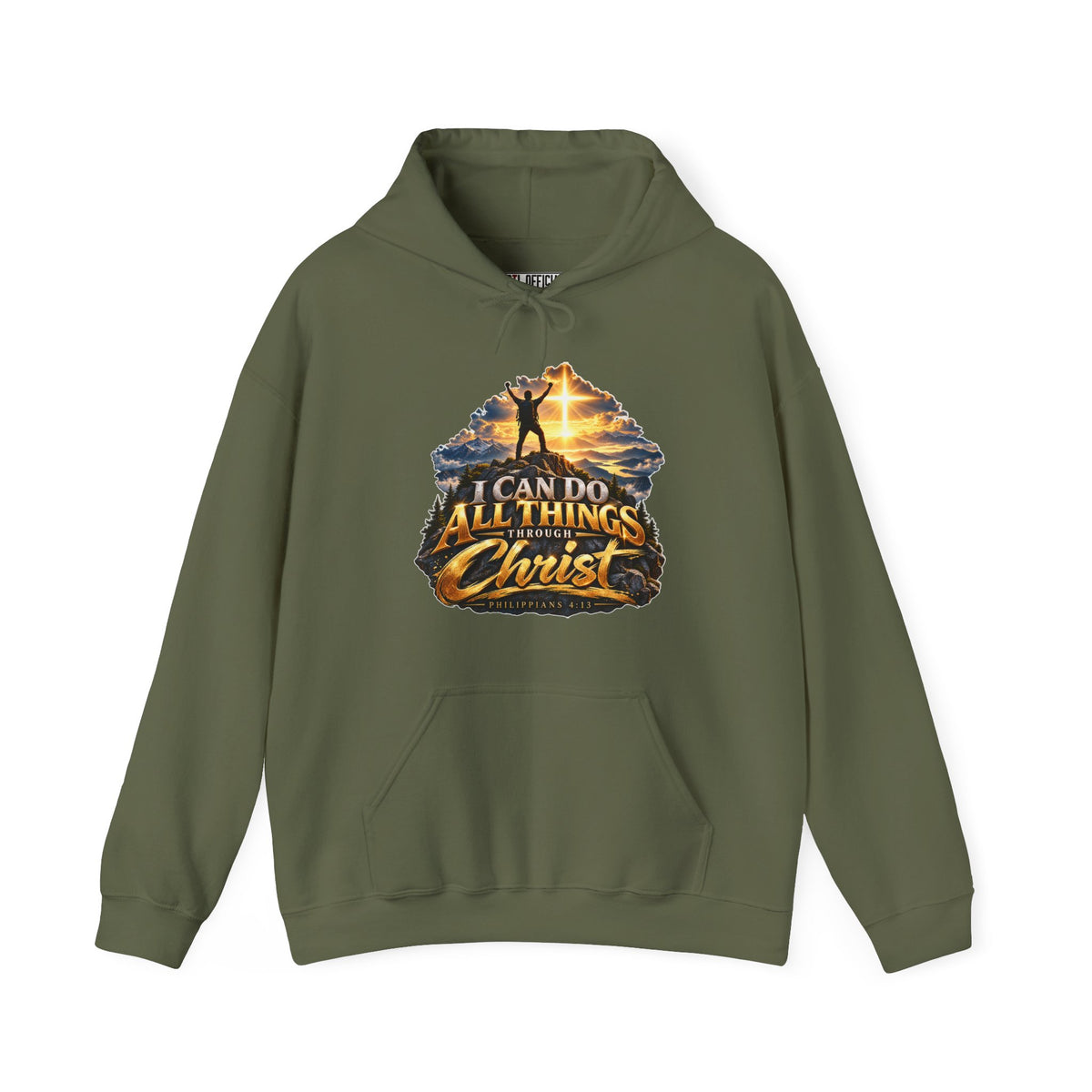 I Can Do All Things Through Christ – Philippians 4:13 Victory Design Christian Hoodie