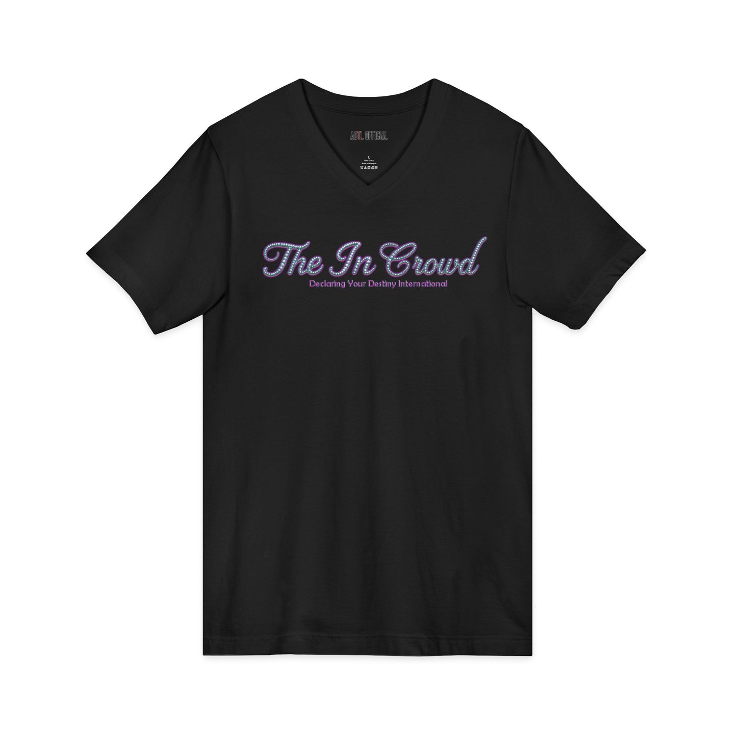 The In Crowd Gemstone print  V-Neck Tee