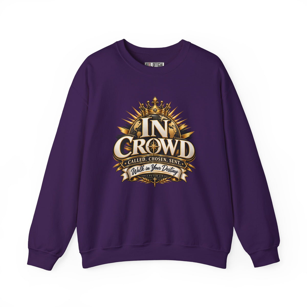 In Crowd – Called. Chosen. Sent. Christian Sweatshirt