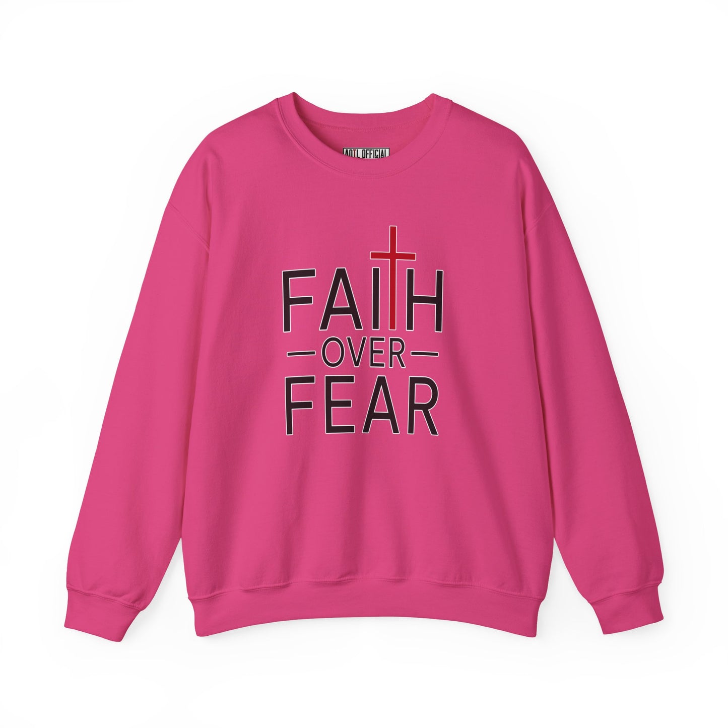 Faith Over Fear Christian Sweatshirt