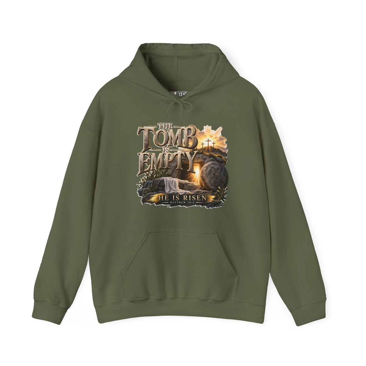 The Tomb Is Empty — Matthew 28:6 Christian Hoodie
