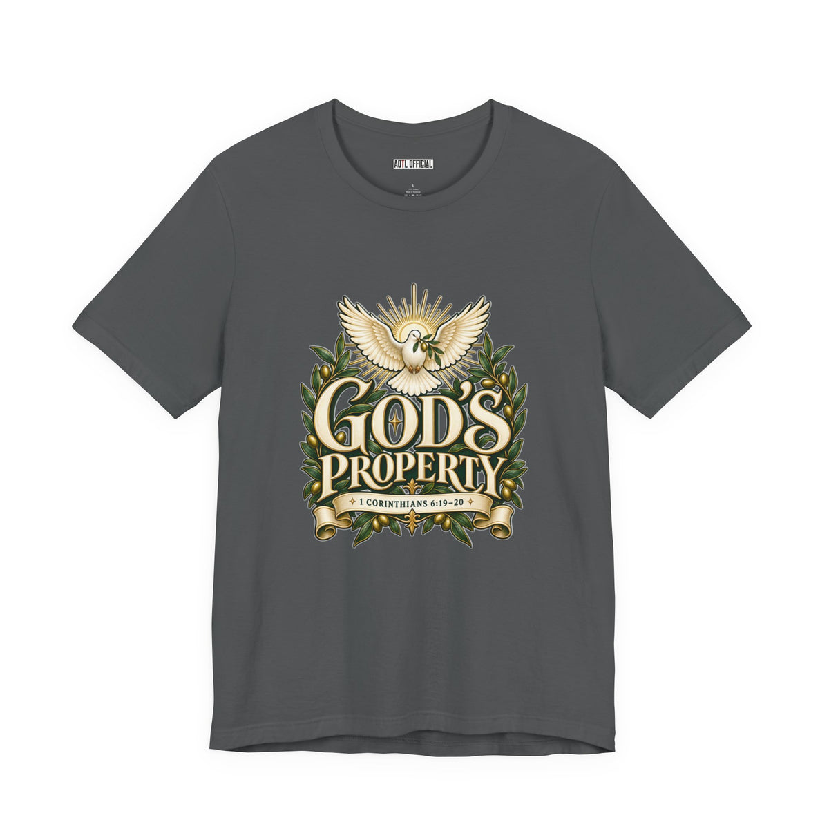 God’s Property — Bought with a Price  Christian T-shirt
