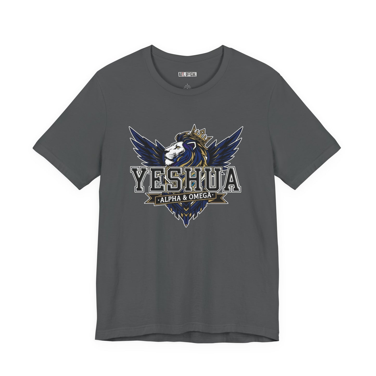 Yeshua: Lion of Judah Reigns Unisex Short Sleeve Tee