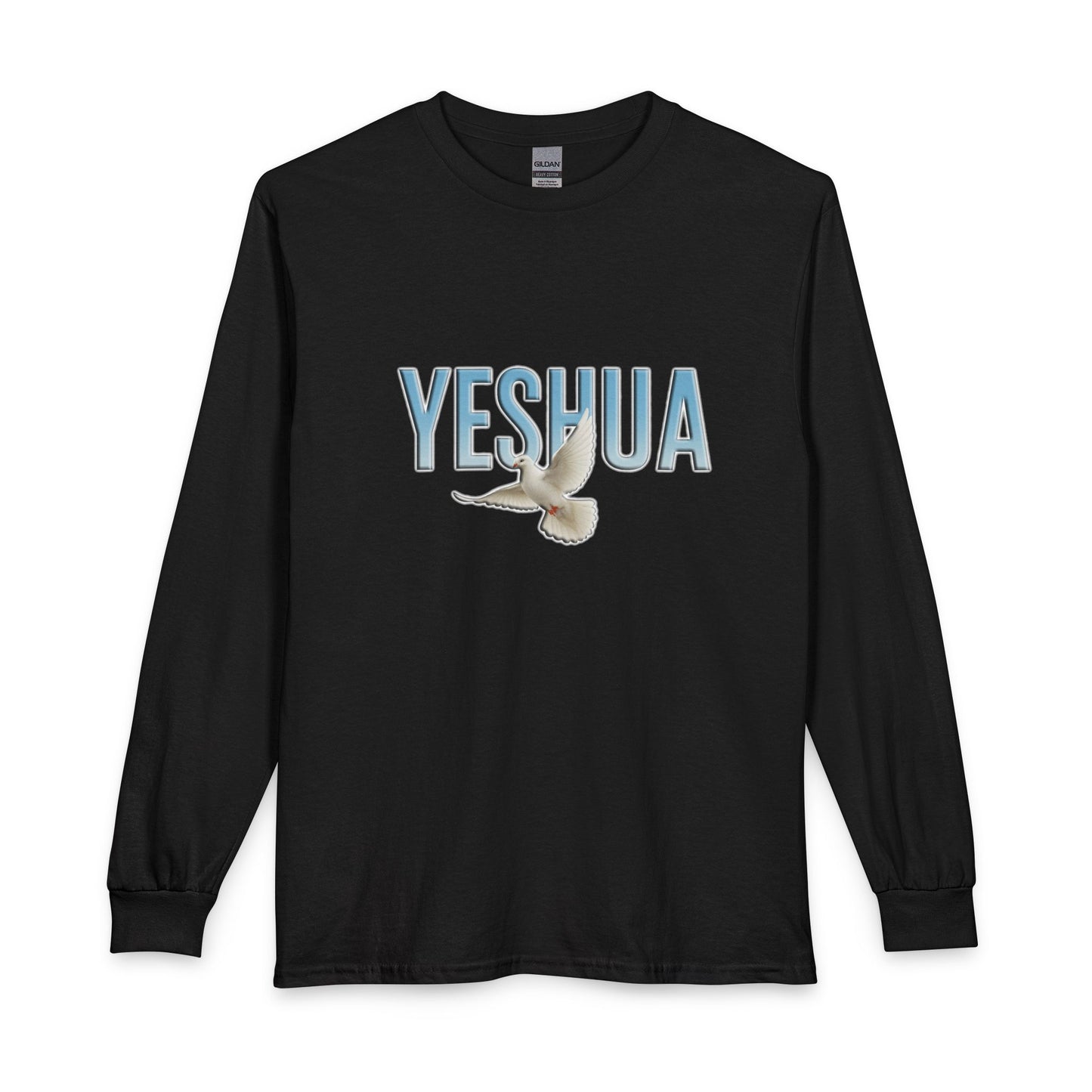 Yeshua With Holy Spirit Dove Christian Long Sleeve Shirt