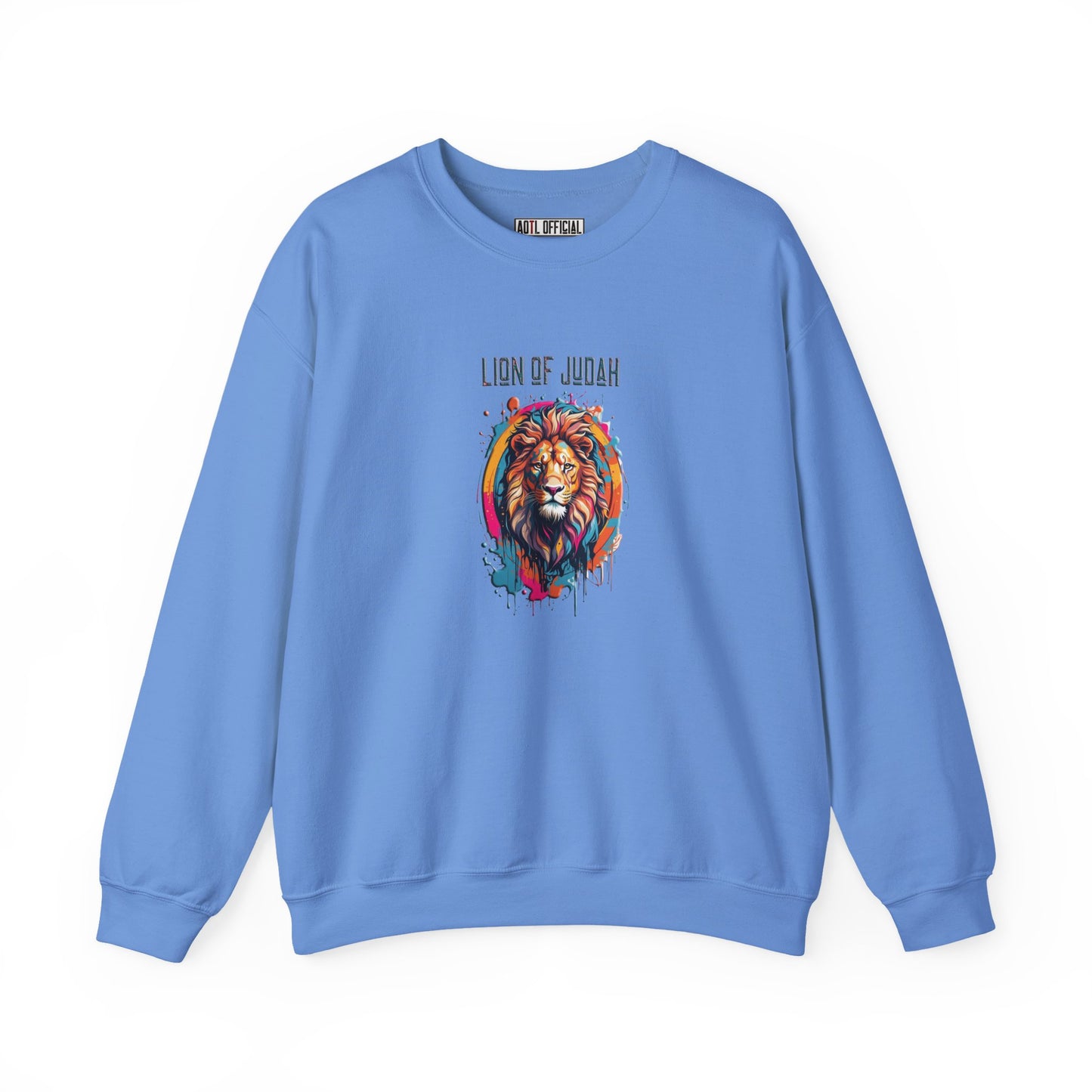 Graffiti Drip Lion of Judah  Unisex Heavy Blend™ Crewneck Sweatshirt