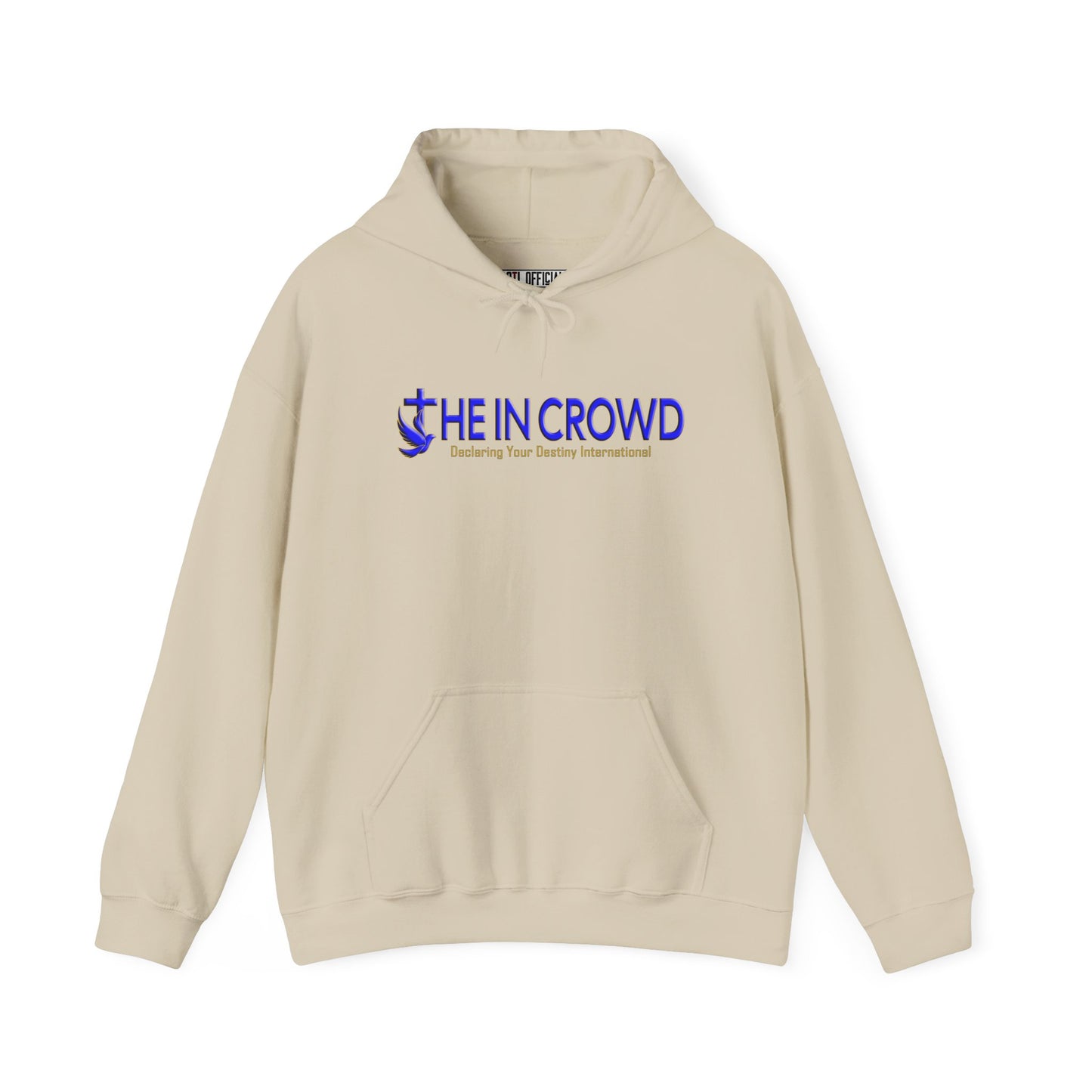 Blue and Gold The In Crowd DYD Unisex Heavy Blend™ Hooded Sweatshirt