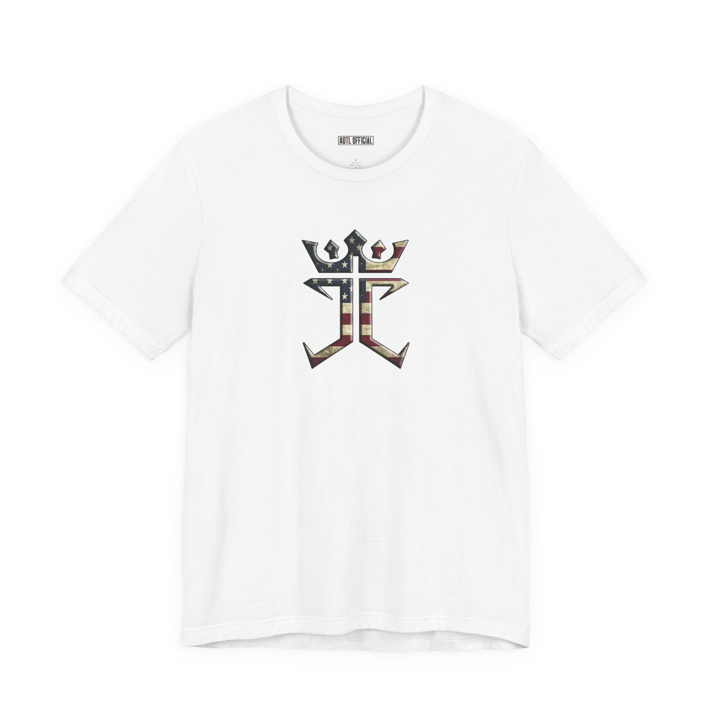Vintage Jesus Christ Is King In The United States Unisex Short Sleeve Tee