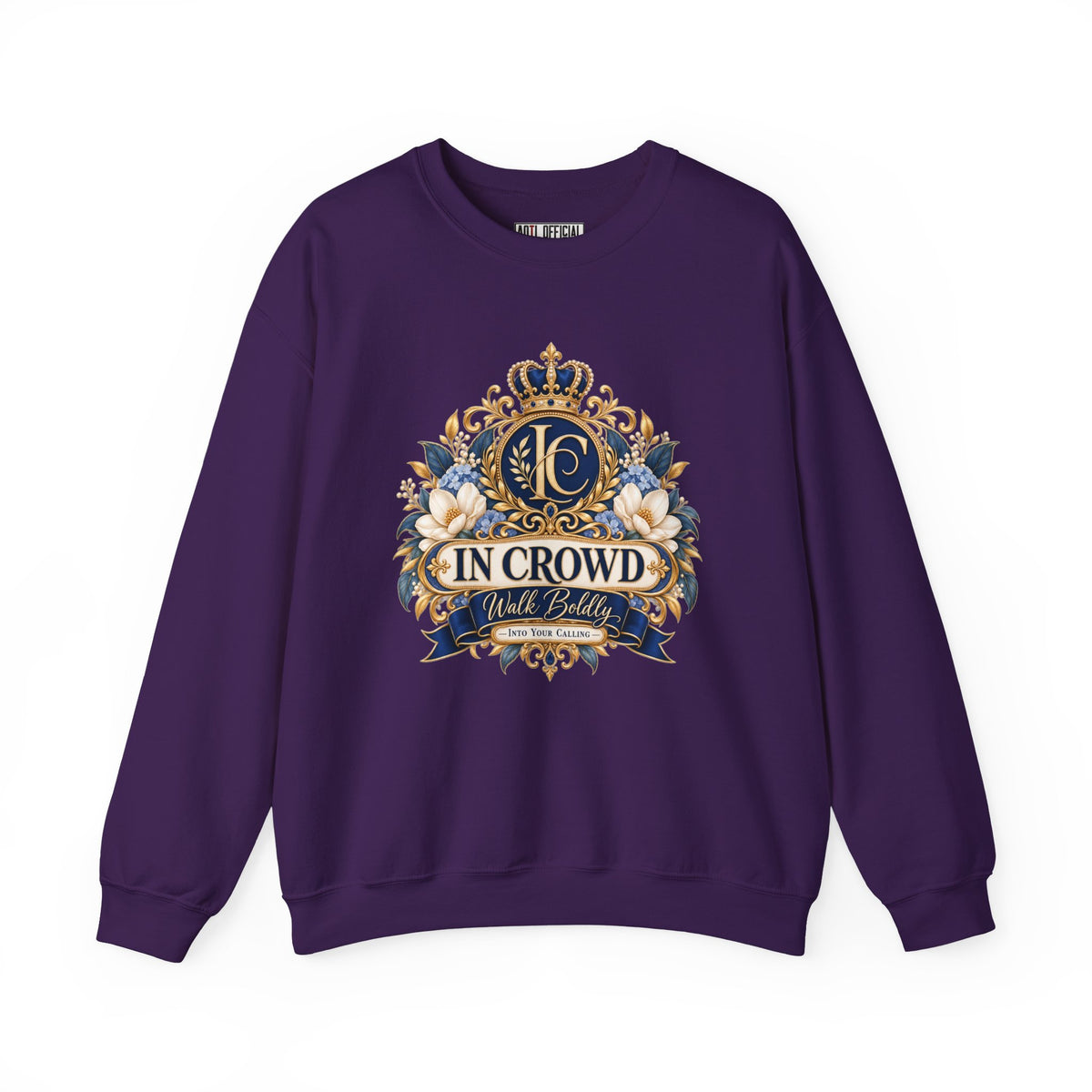 In Crowd – Walk Boldly Christian Sweatshirt