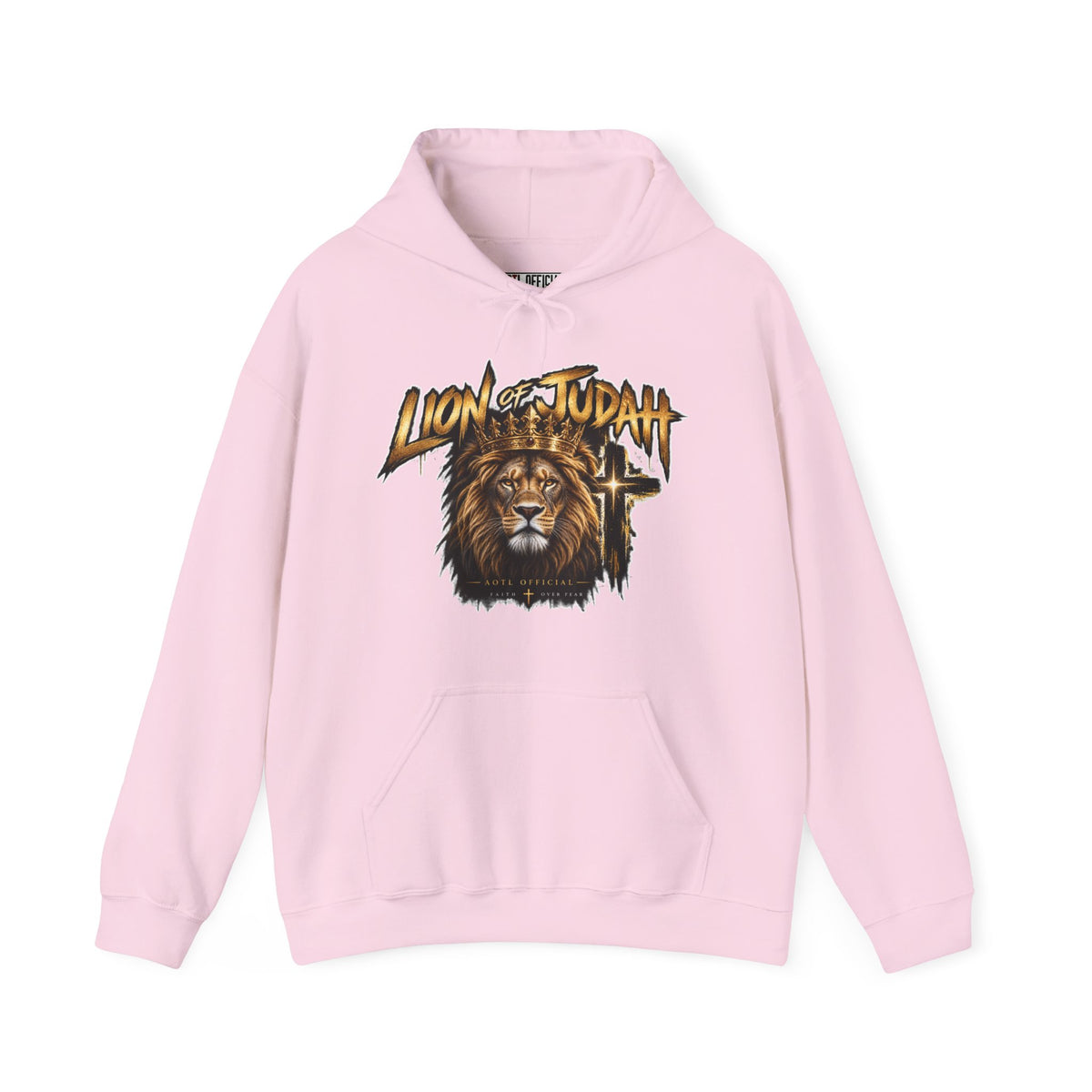 Lion of Judah — Faith Over Fear Christian Hoodie