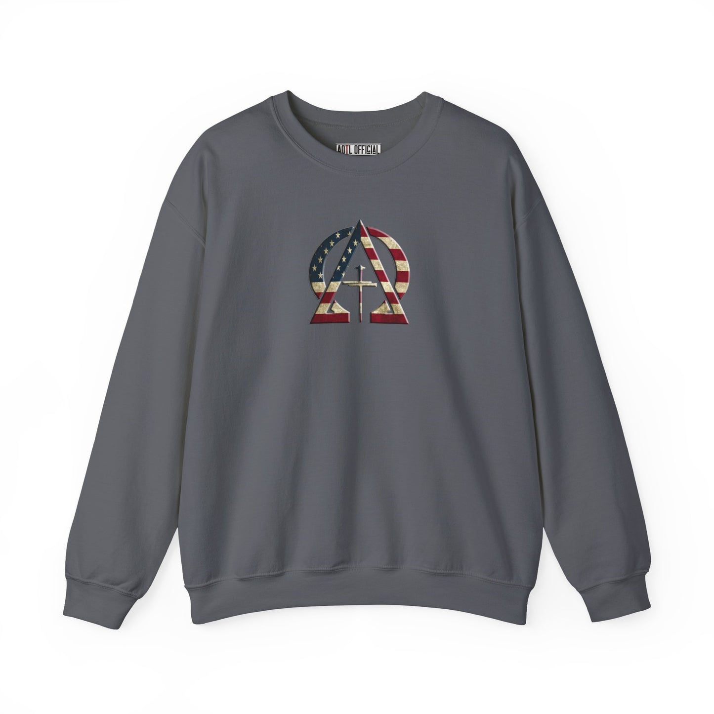 Alpha & Omega Vintage USA Unisex Heavy Blend™ Crewneck Sweatshirt