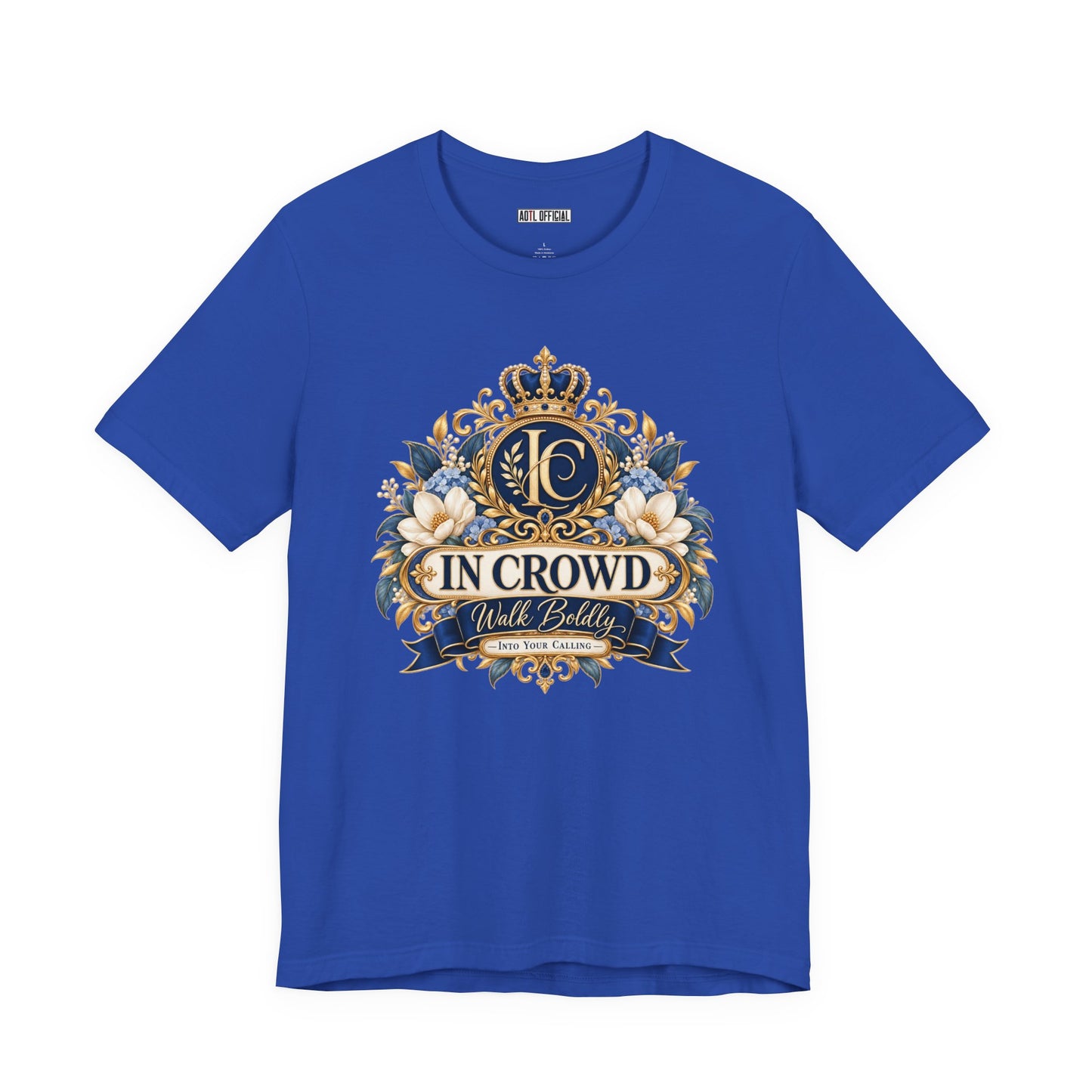 In Crowd – Walk Boldly Christian T-shirt