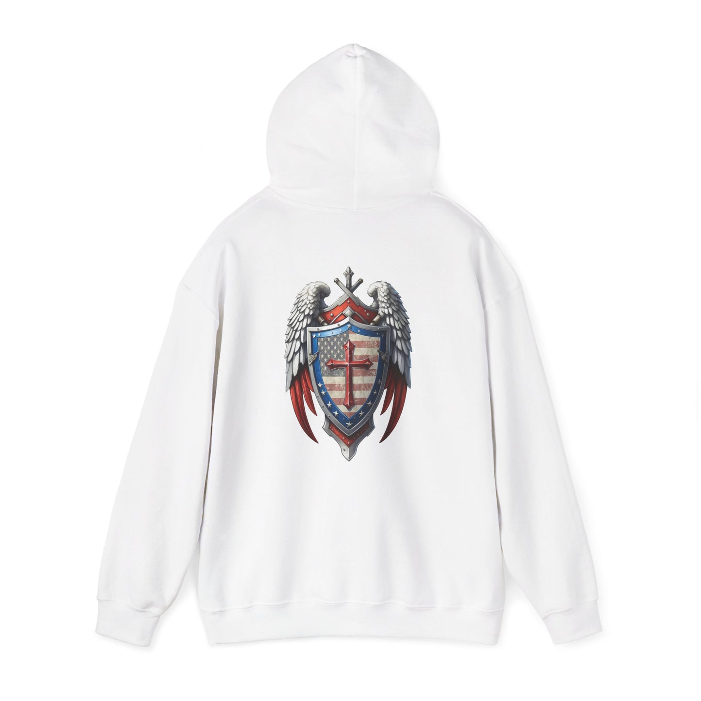 Declaring Your Destiny USA/ Winged Guardian Unisex Heavy Blend™ Hooded Sweatshirt