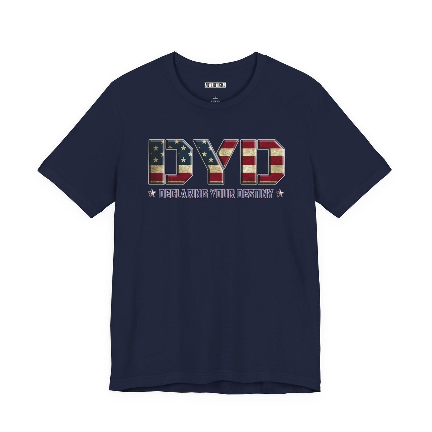 Declaring Your Destiny USA logo/Alpha & Omega USA