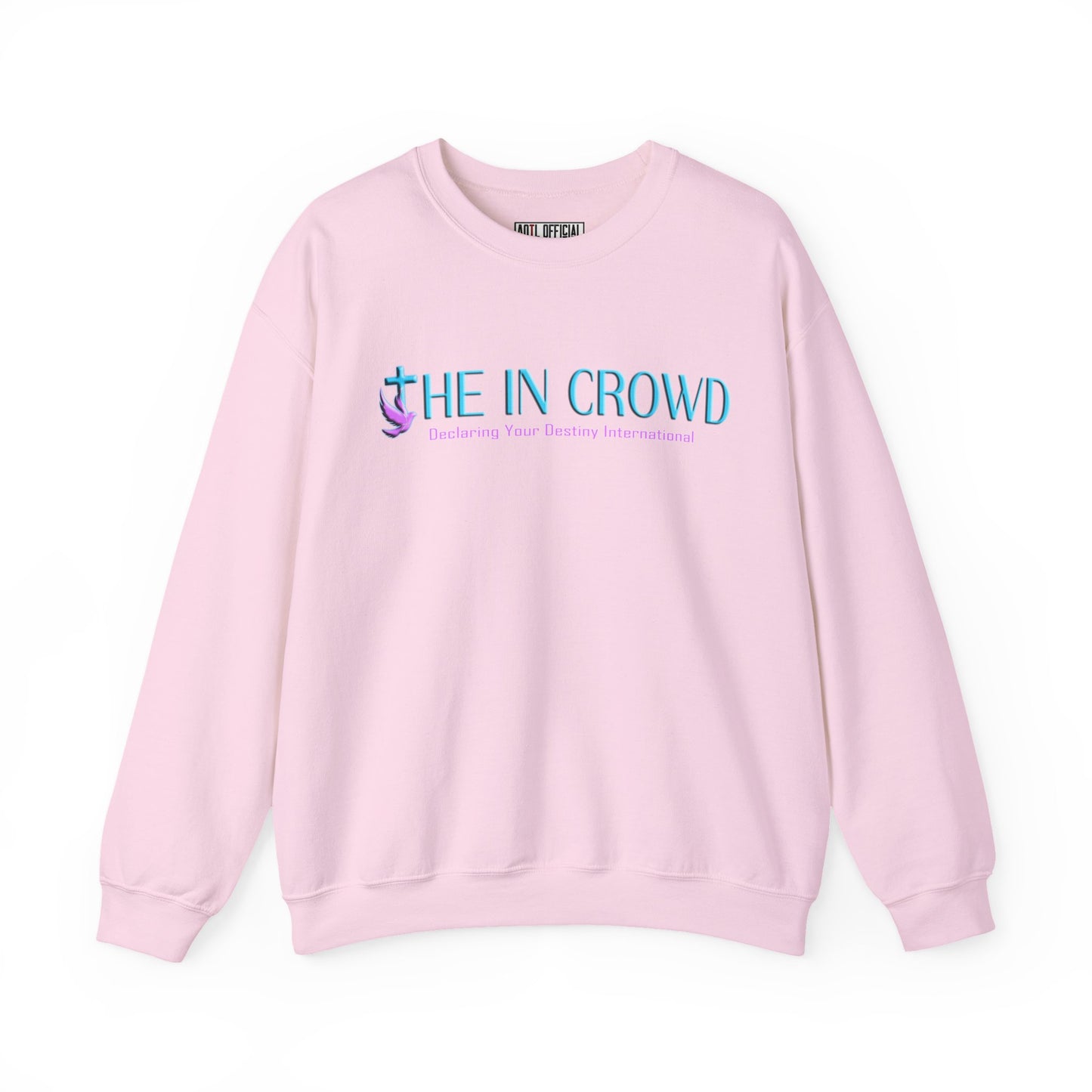 The In Crowd Purple & Teal logo Unisex Heavy Blend™ Crewneck Sweatshirt