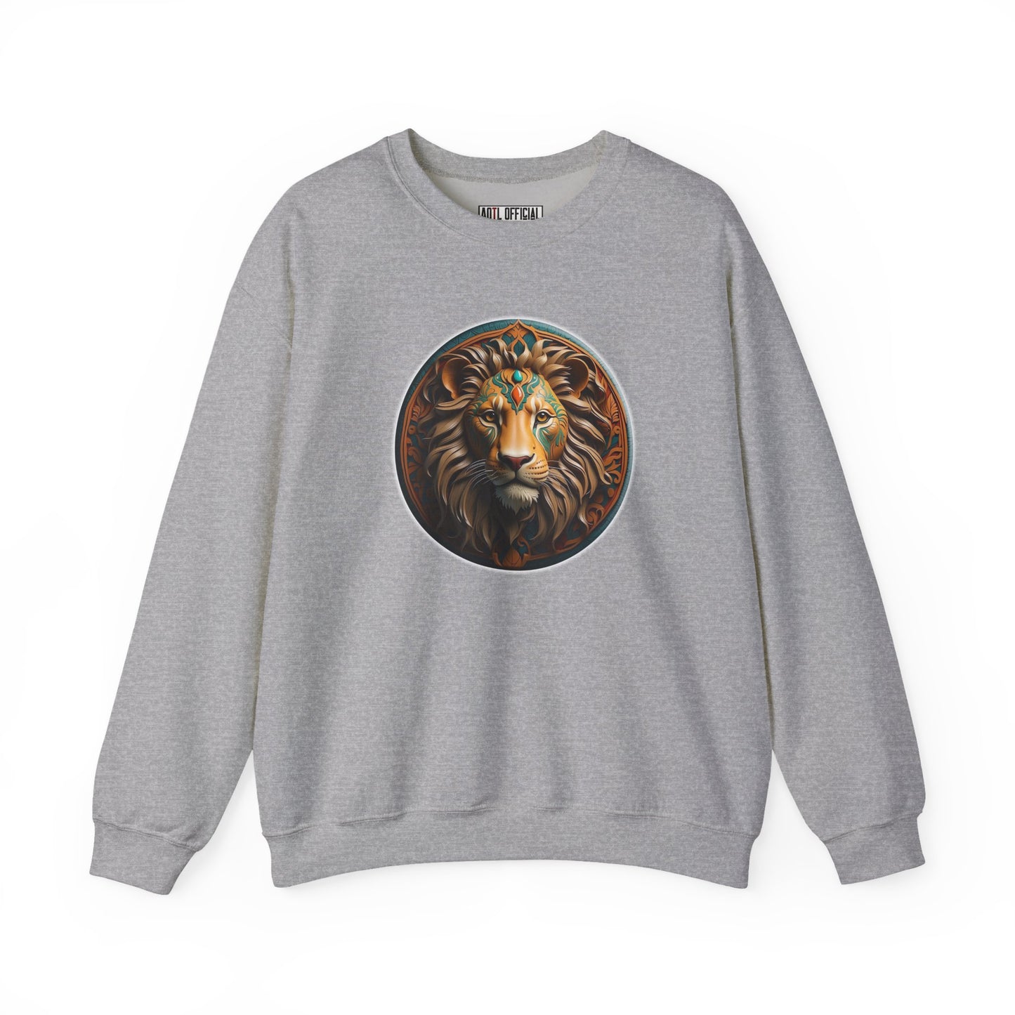 Majestic Redeemer Lion of Judah  Unisex Heavy Blend™ Crewneck Sweatshirt