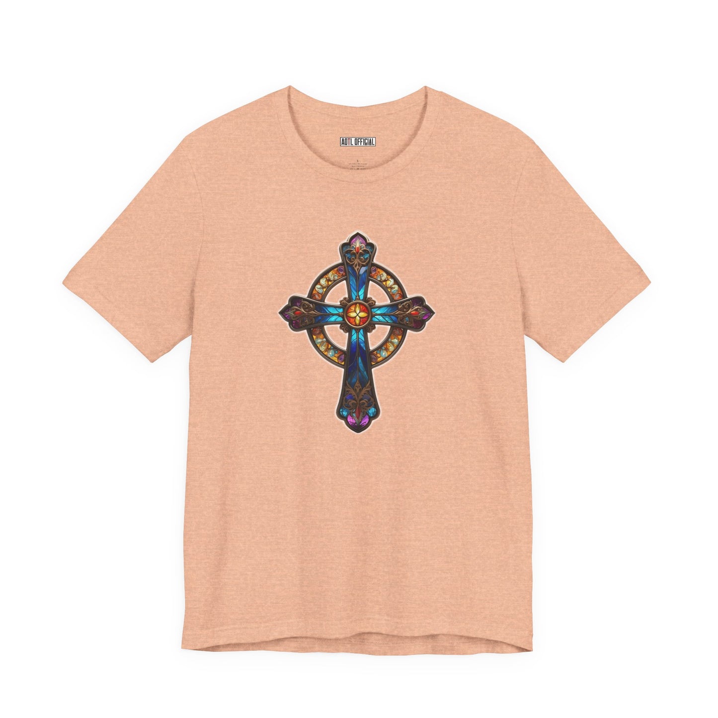 Radiant Cross  Christian Unisex Short Sleeve Tee