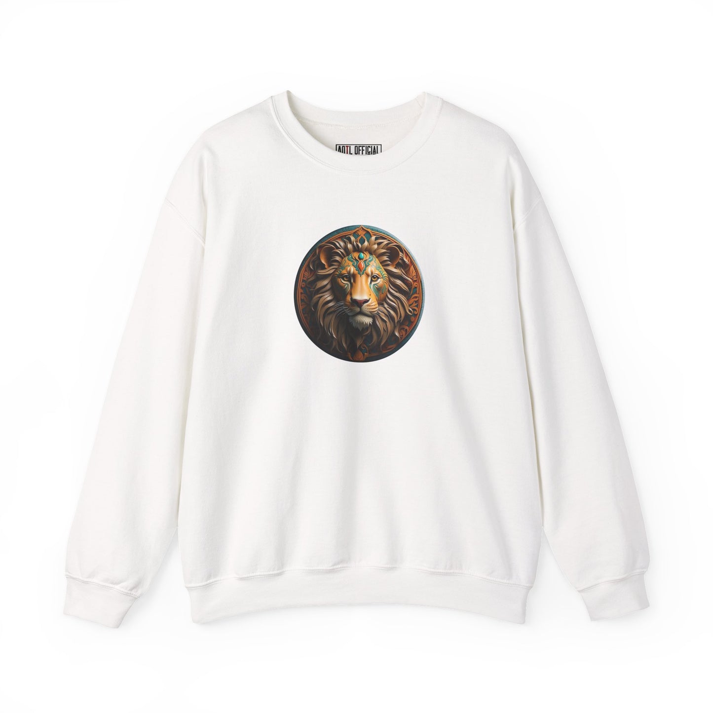 Majestic Redeemer Lion of Judah  Unisex Heavy Blend™ Crewneck Sweatshirt