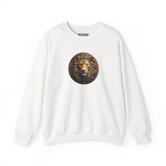 Majestic Redeemer Lion of Judah  Unisex Heavy Blend™ Crewneck Sweatshirt