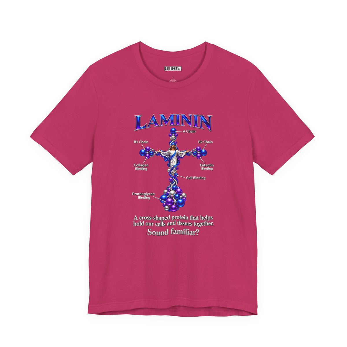 LAMININ Cross Design – Christian T-shirt