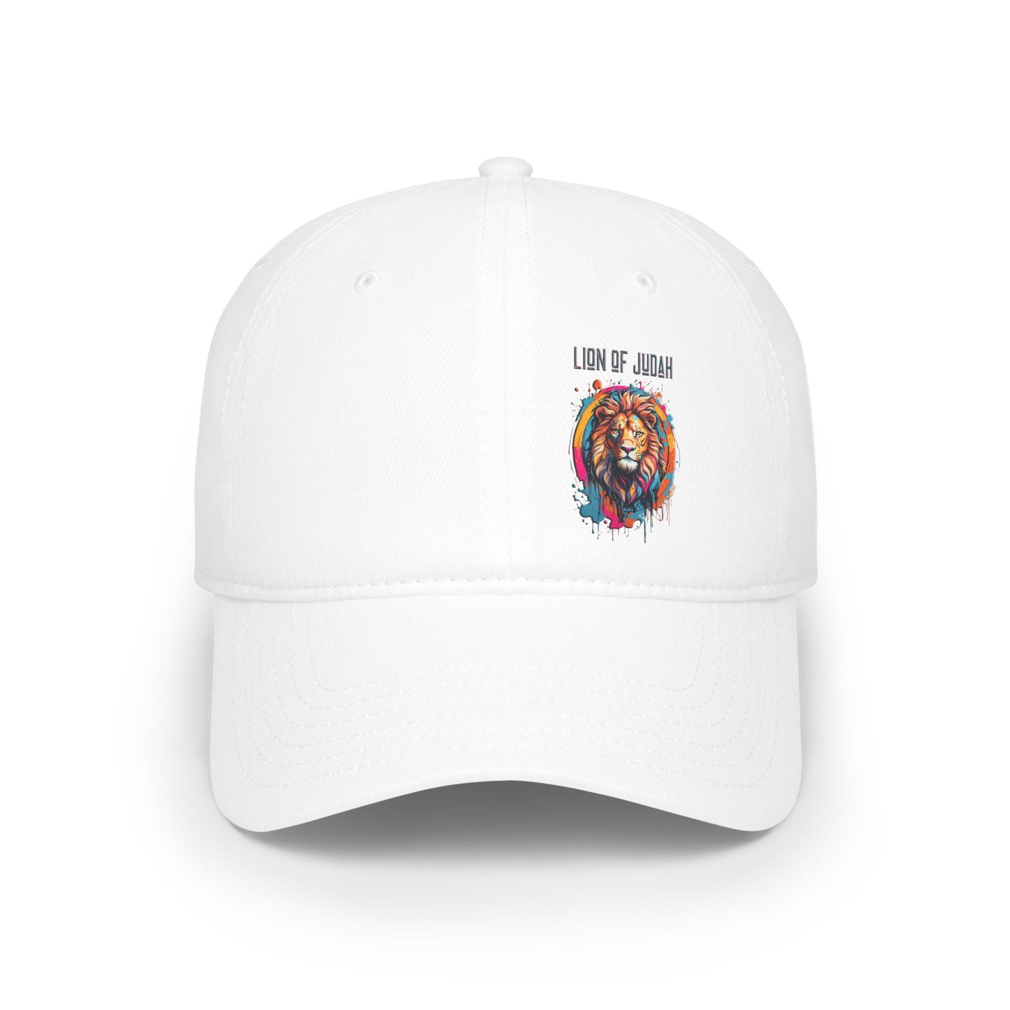 Graffiti Drip Lion Of Judah Christian Baseball Cap