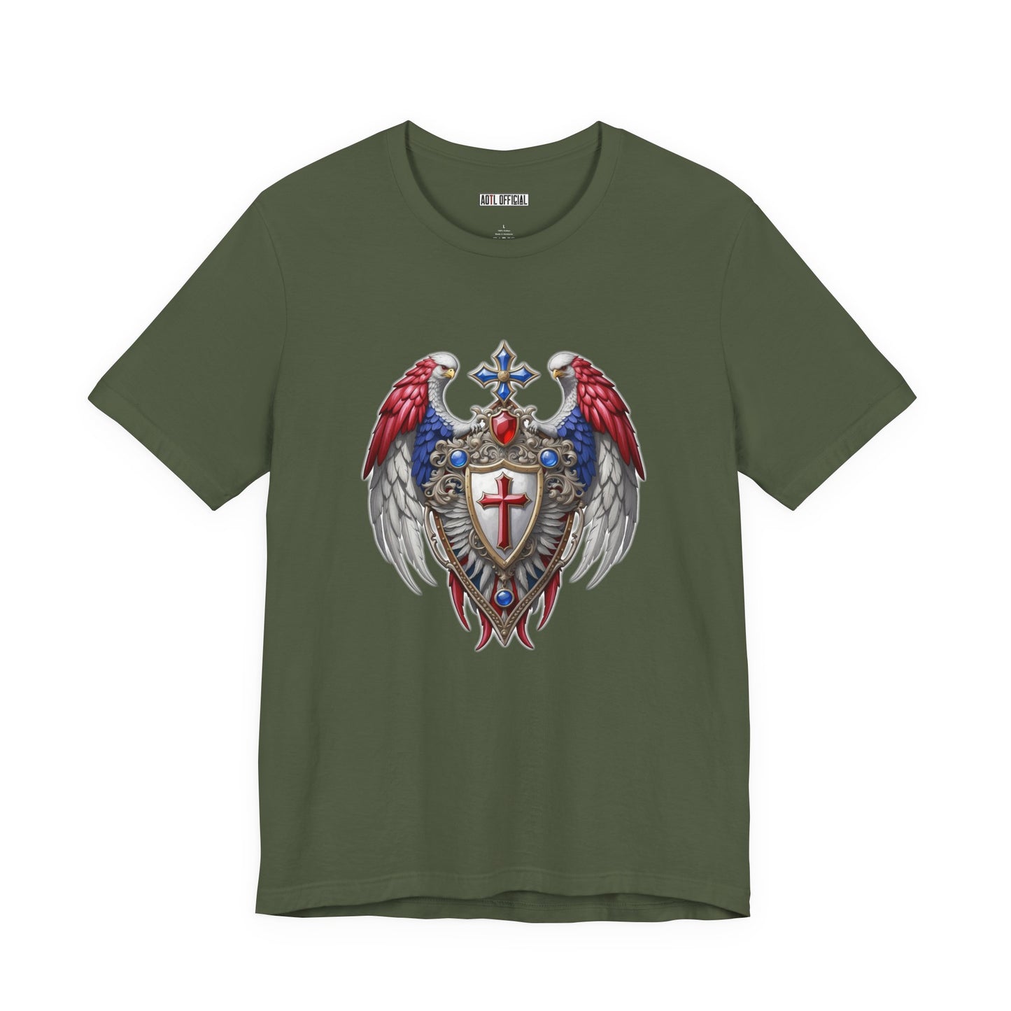 Winged Guardians of Faith Unisex Short Sleeve Tee