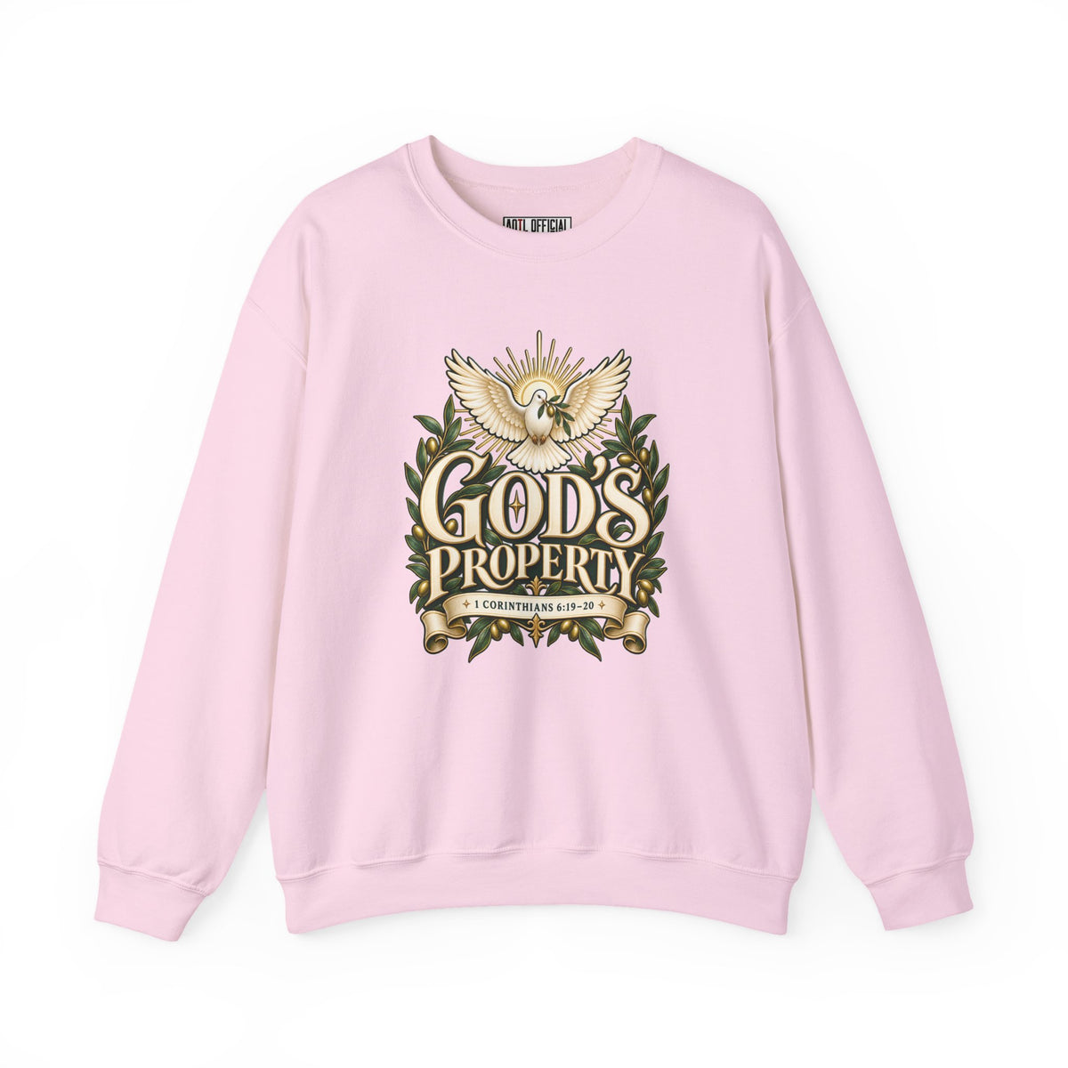 God’s Property — Bought with a Price Christian Sweatshirt