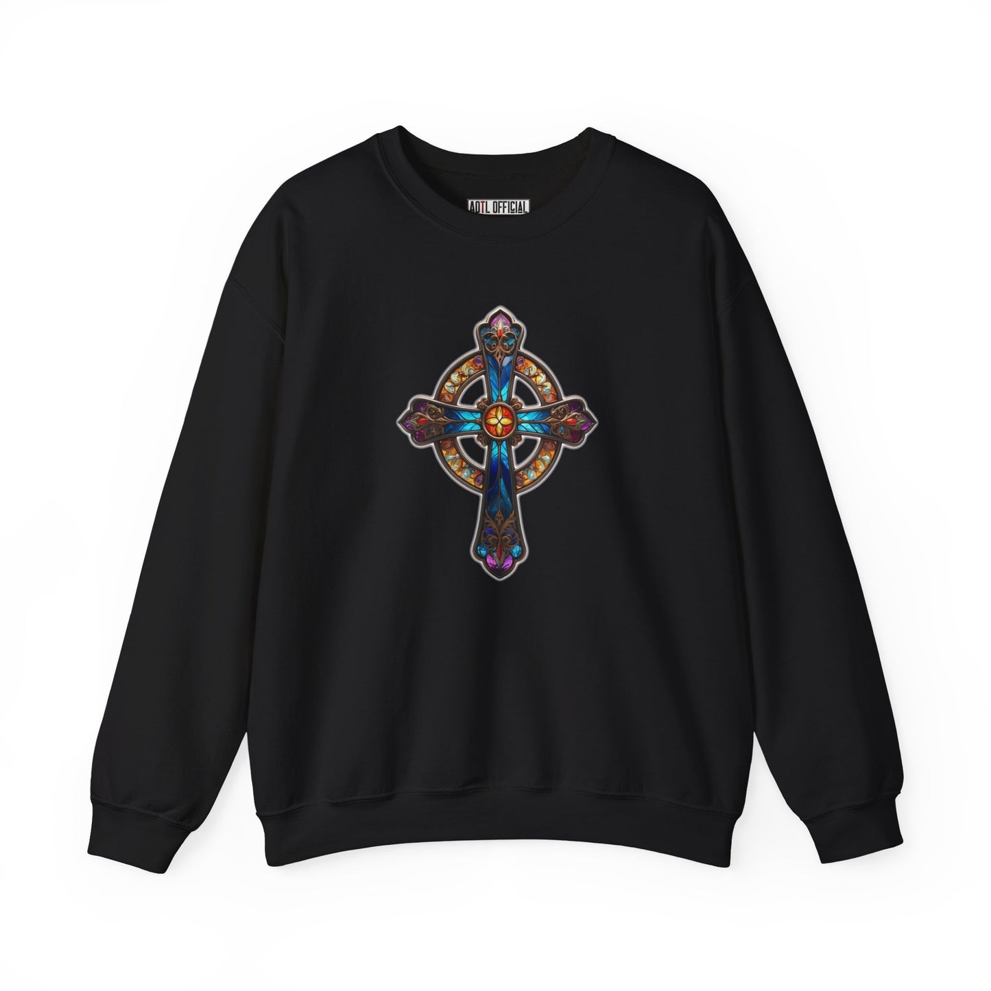 Radiant Cross Unisex Heavy Blend™ Crewneck Sweatshirt