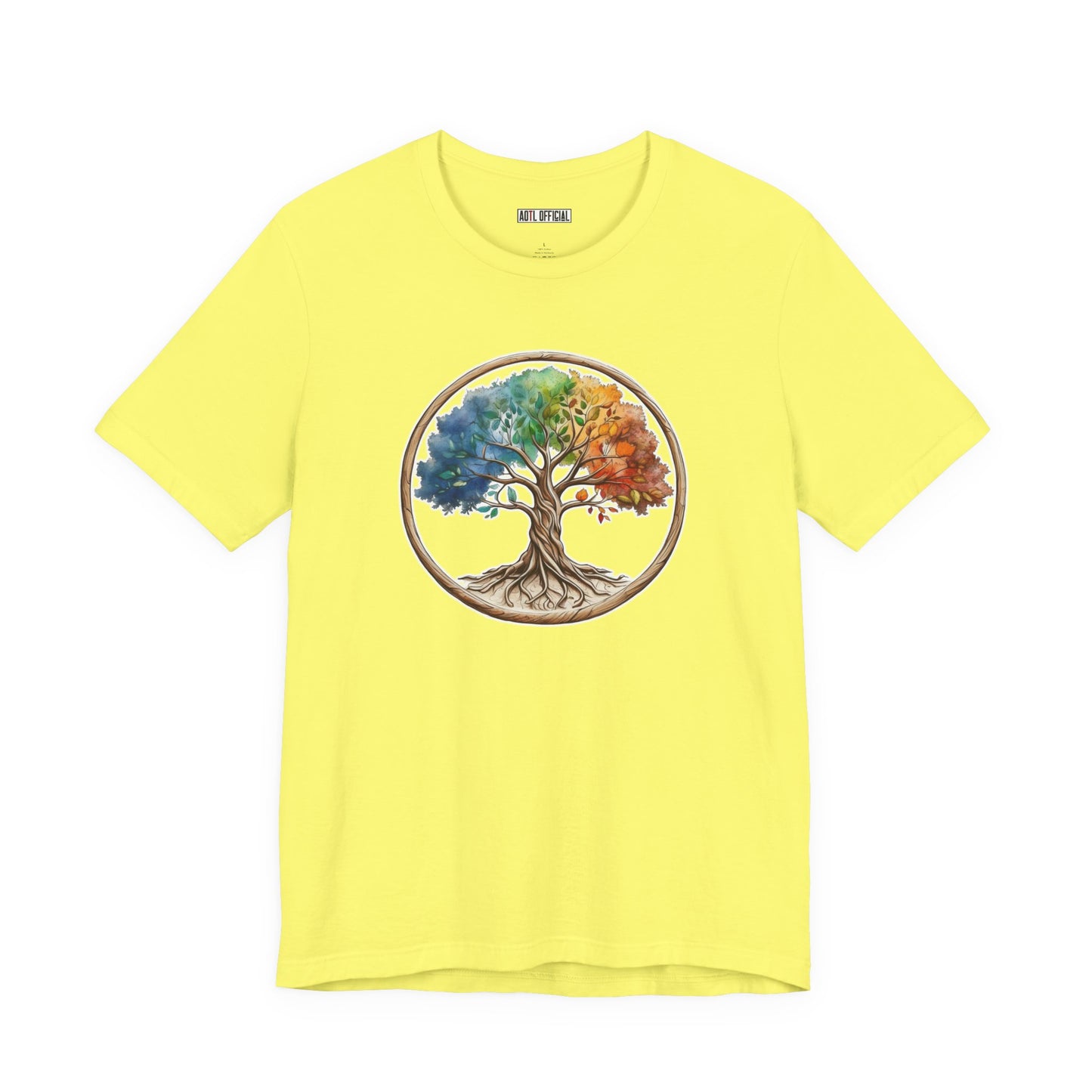 Colorful Tree Of Life Unisex Short Sleeve Tee