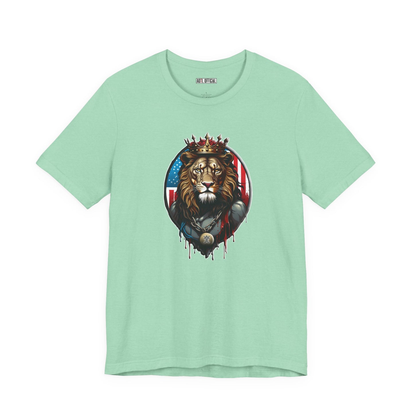 Royal Majesty: Lion of Judah Crowned  Unisex Short Sleeve Tee