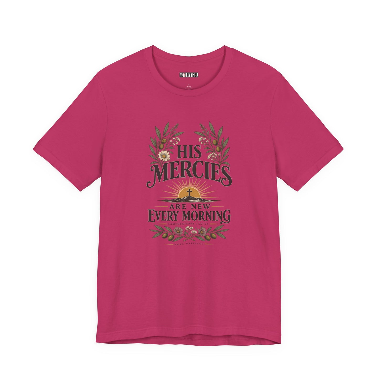 His Mercies Are New Every Morning Christian T-shirt