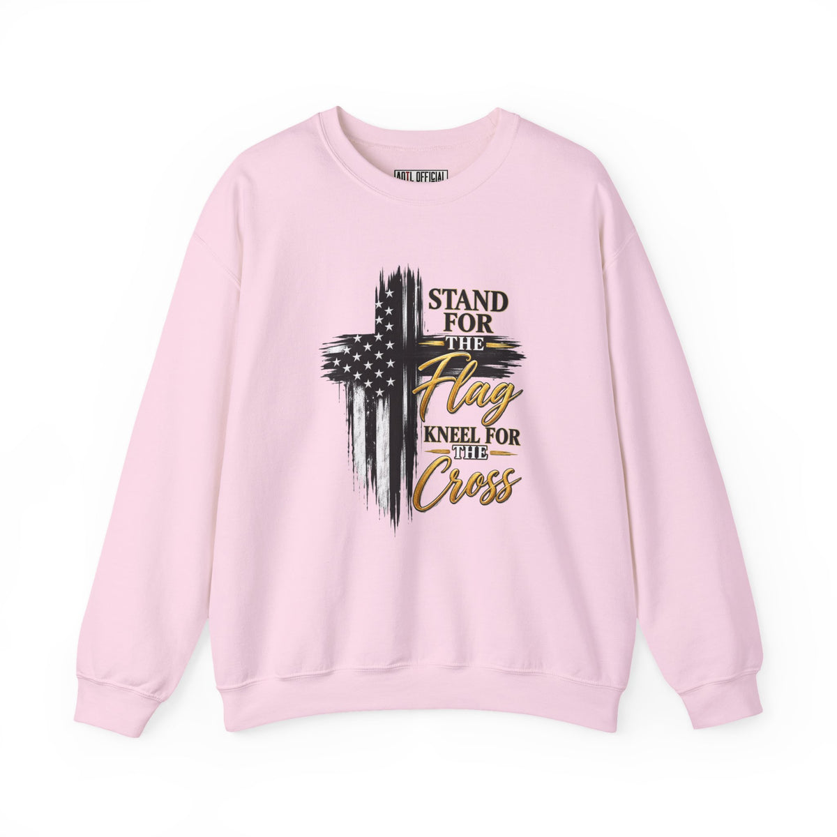 Stand for the Flag, Kneel for the Cross Christian Sweatshirt