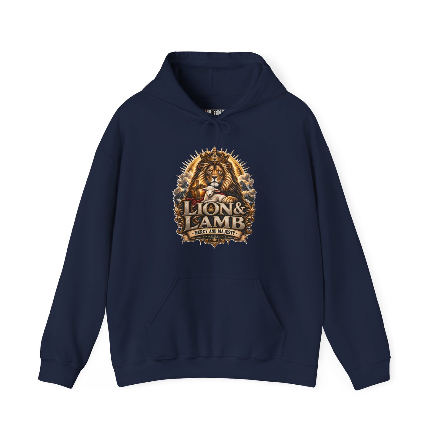 Lion & Lamb – Mercy and Majesty Christian Hoodie