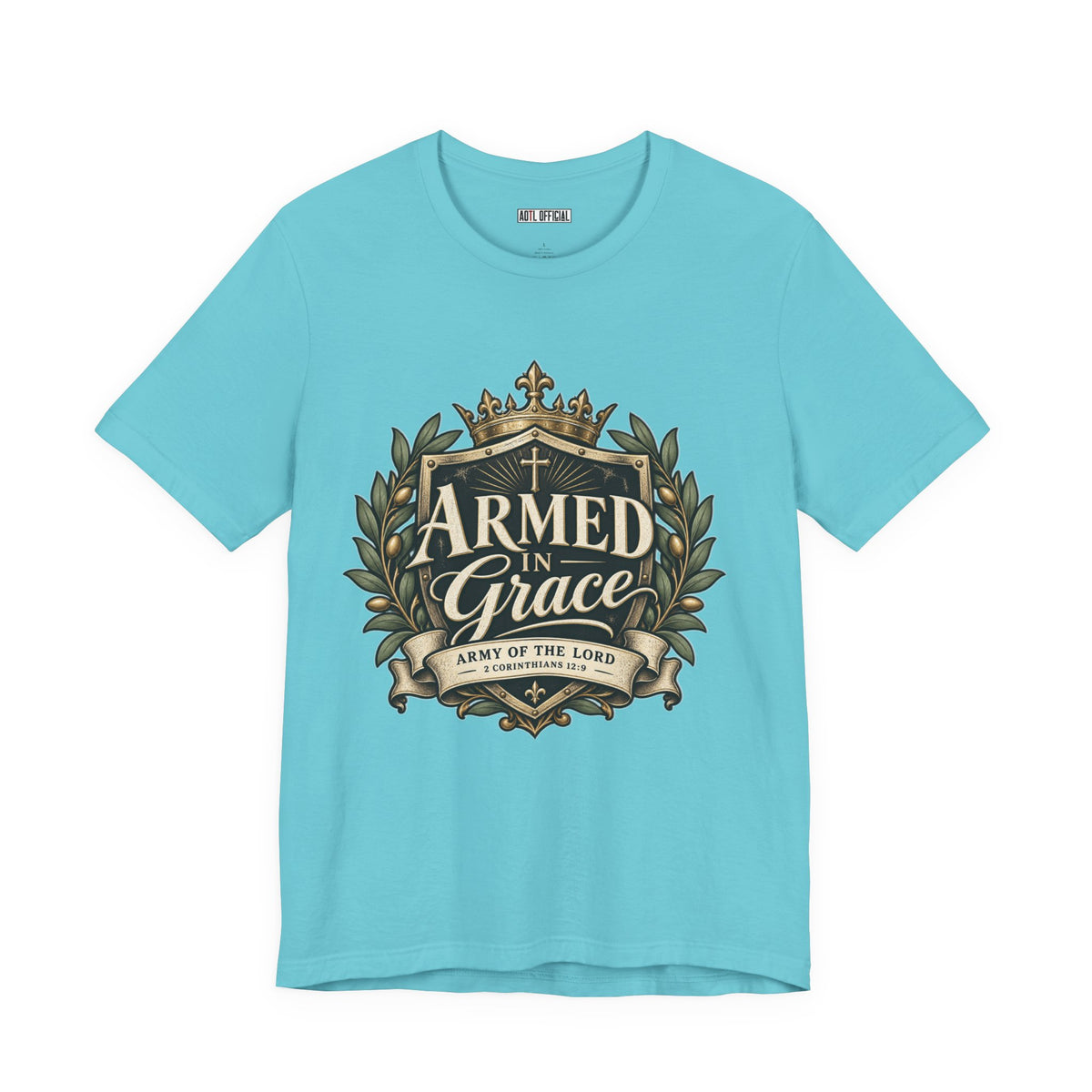 Army of the Lord — Armed in Grace Christian T-shirt