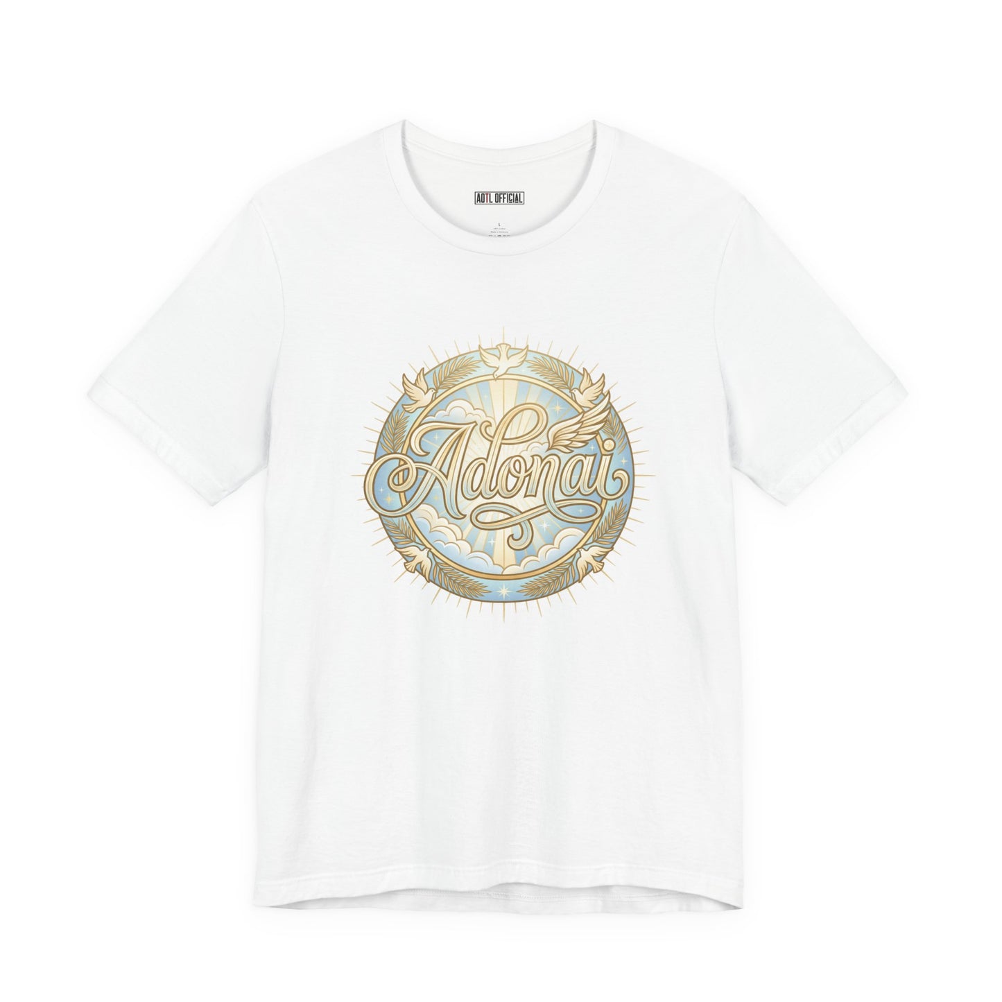 Adonai Holy Spirit Dove  Unisex Short Sleeve Tee