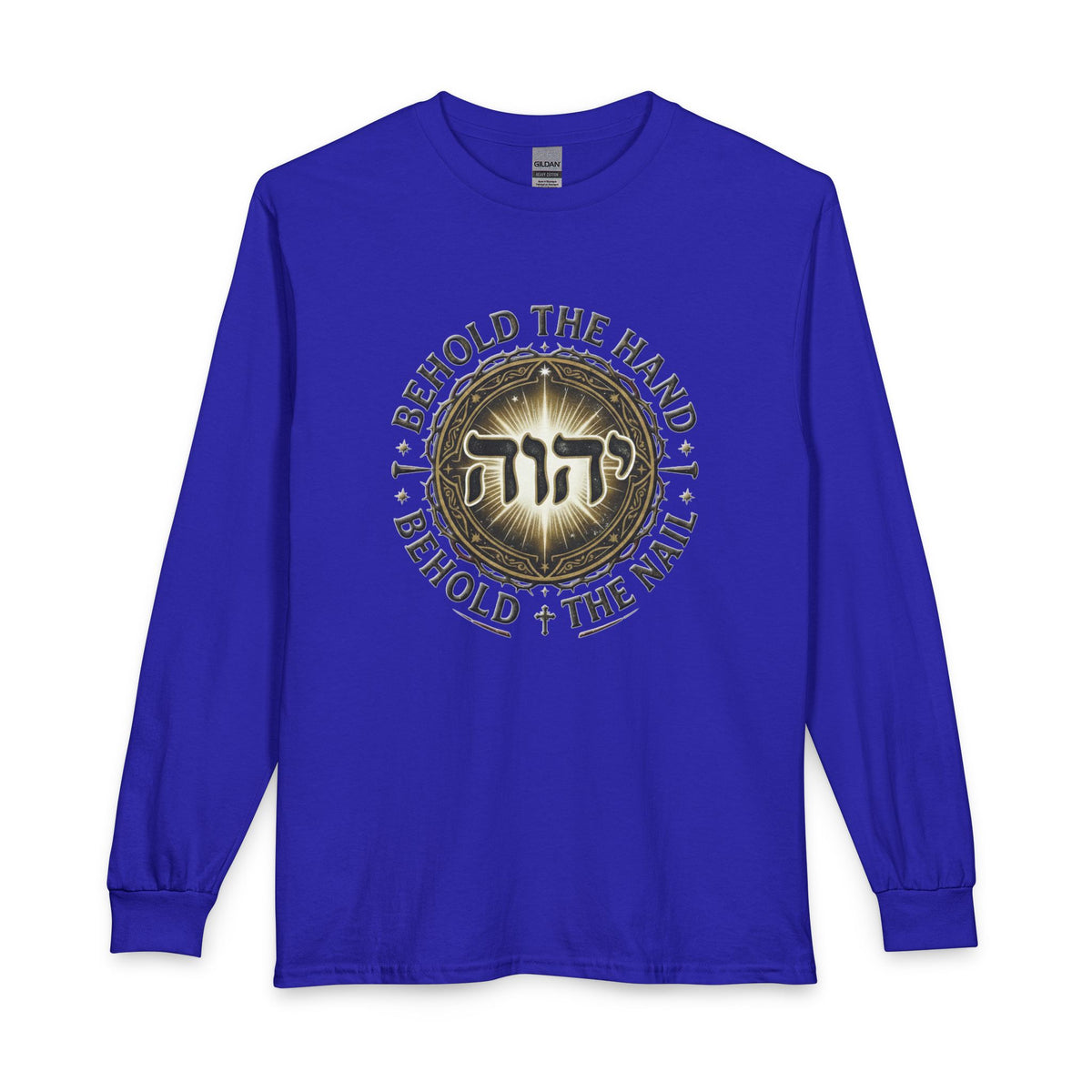 Behold The Hand, Behold The Nail Christian Long Sleeve Shirt