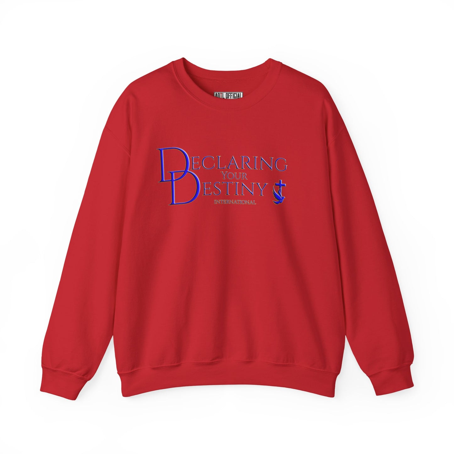 Declaring Your Destiny Blue & Gold Logo Unisex Heavy Blend™ Crewneck Sweatshirt