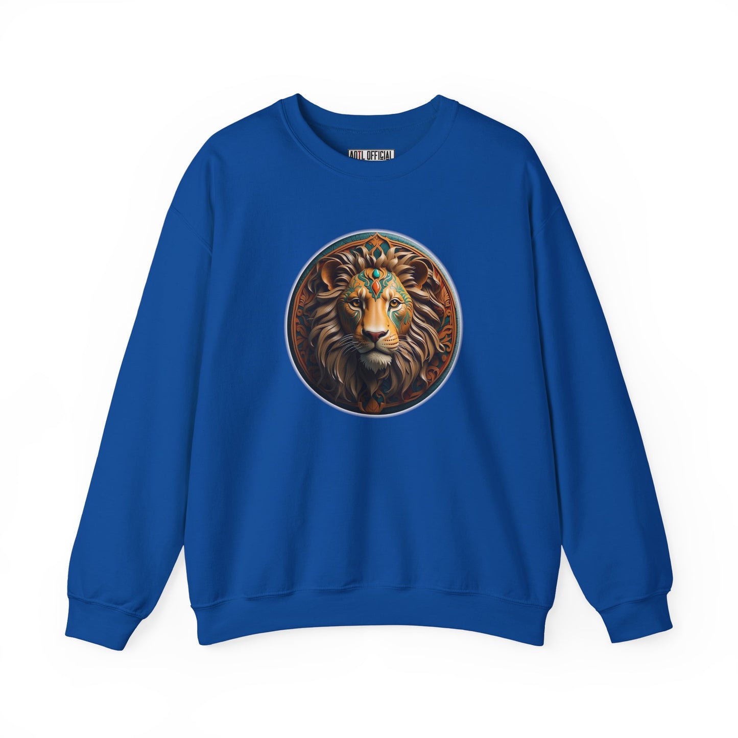 Majestic Redeemer Lion of Judah  Unisex Heavy Blend™ Crewneck Sweatshirt