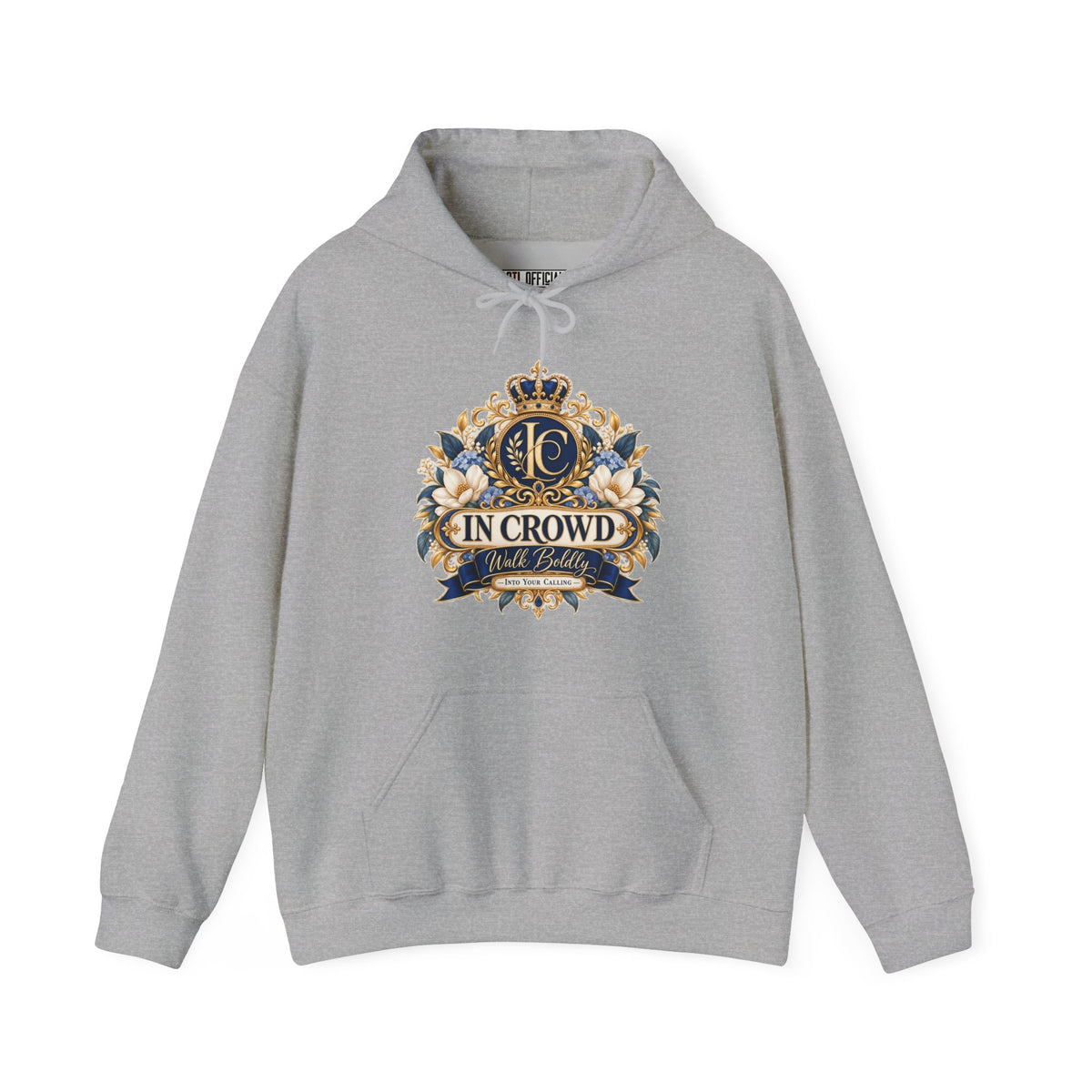 In Crowd – Walk Boldly Christian Hoodie