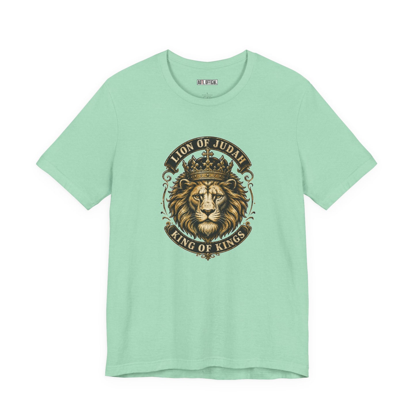 Lion of Judah – King of Kings Christian T-shirt