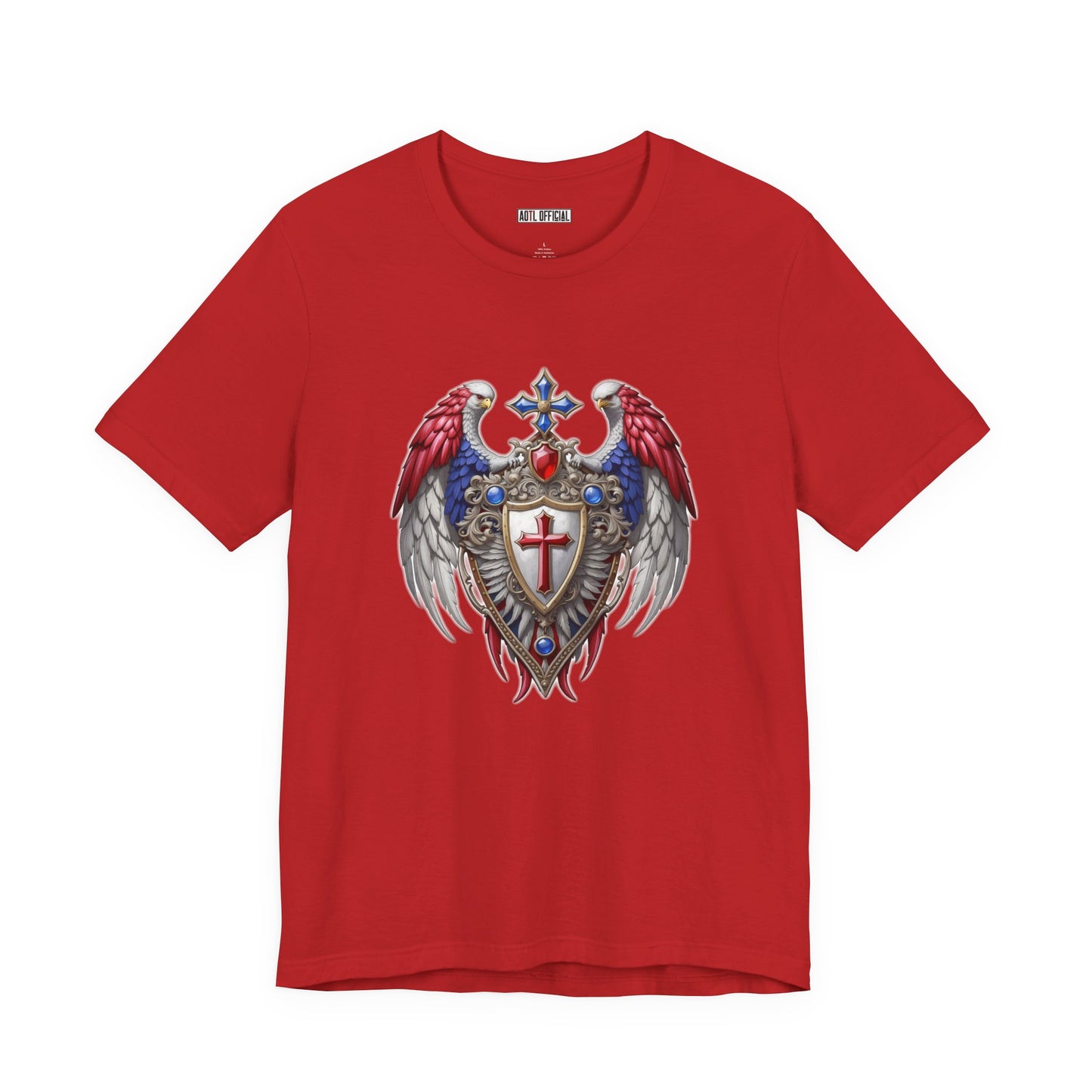 Winged Guardians of Faith Unisex Short Sleeve Tee