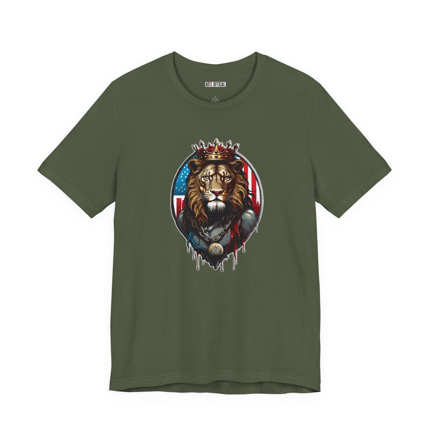 Royal Majesty: Lion of Judah Crowned  Unisex Short Sleeve Tee