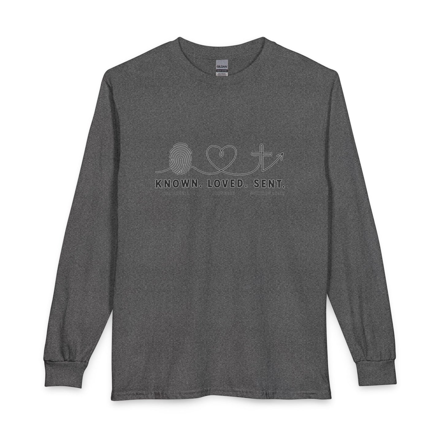 Known. Loved. Sent. Christian Long Sleeve Shirt