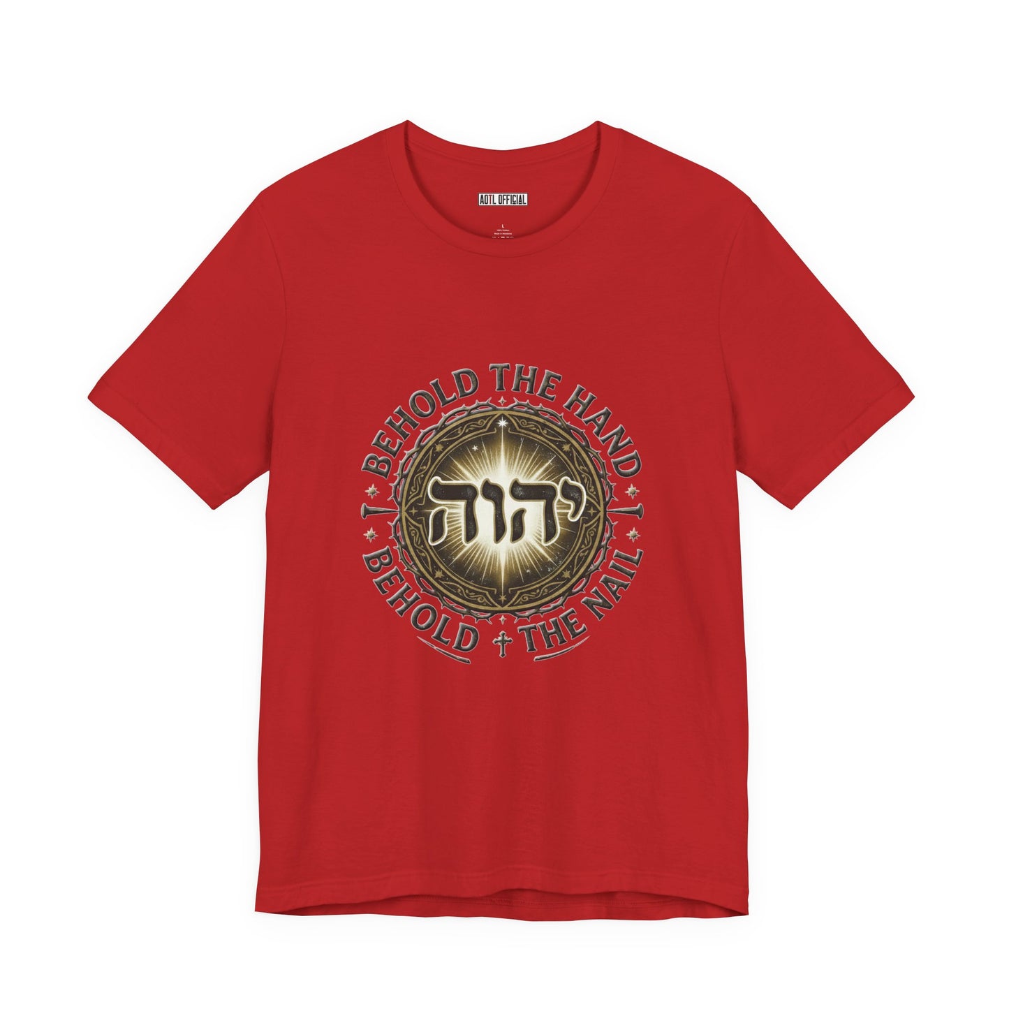 Behold The Hand, Behold The Nail Classic Unisex Short Sleeve Tee