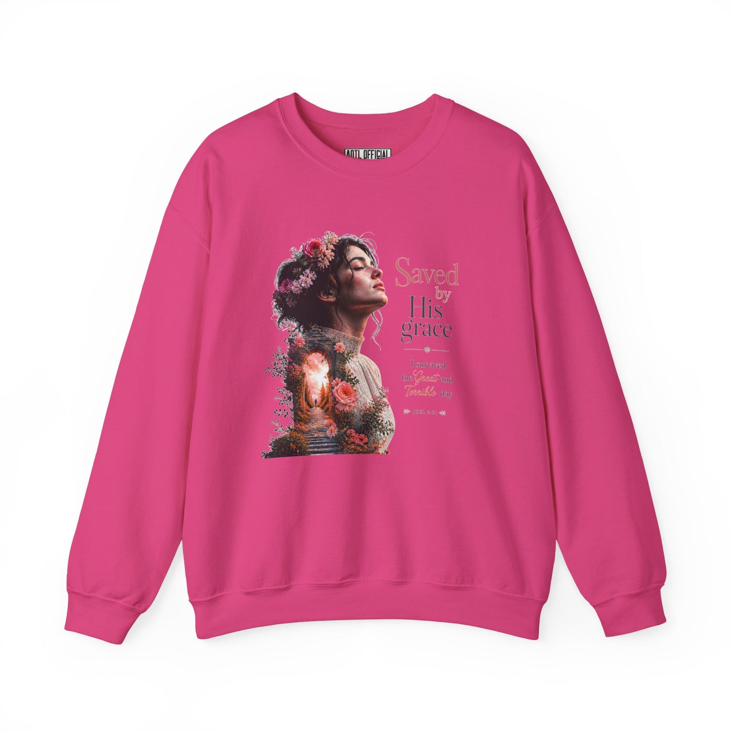Pathway of Grace – I Survived the Great and Terrible Day (Joel 2:31) Christian Sweatshirt