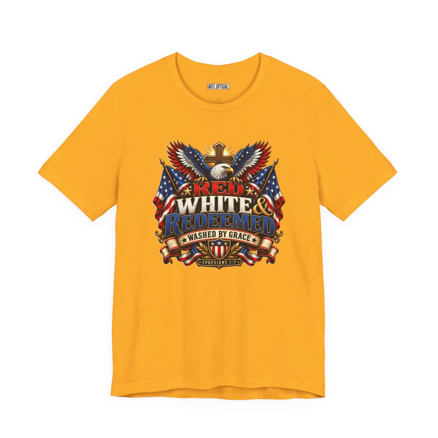 Red, White & Redeemed Christian T-shirt