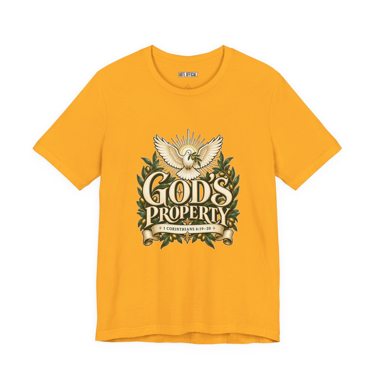 God’s Property — Bought with a Price  Christian T-shirt