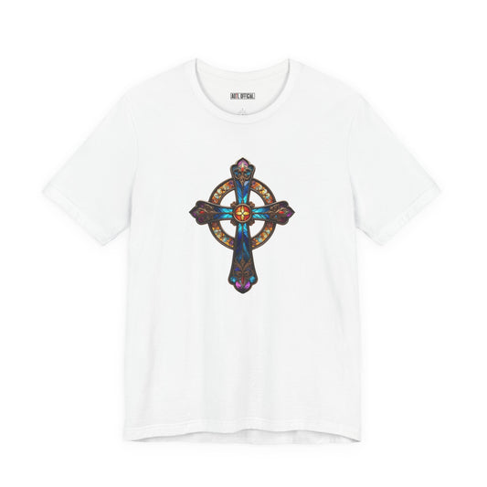 Radiant Cross  Christian Unisex Short Sleeve Tee