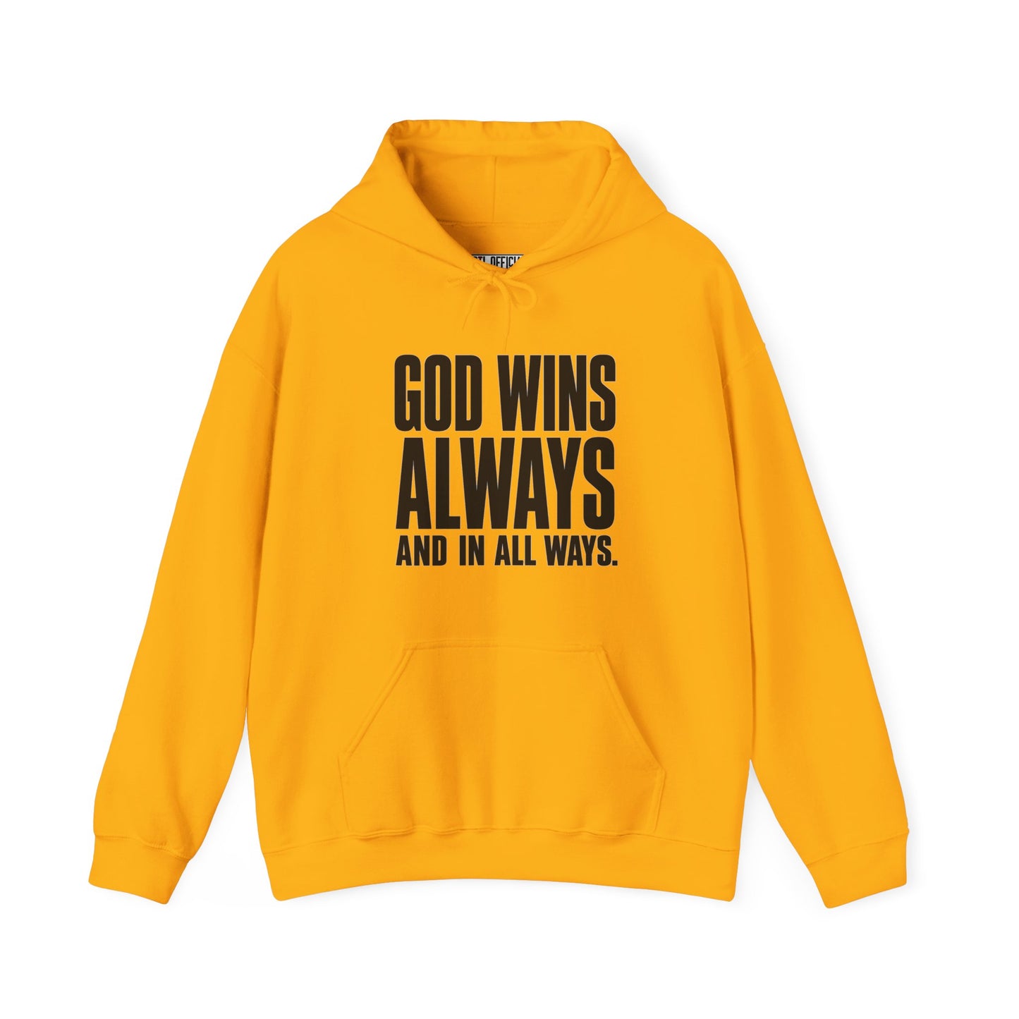 God Wins Always Christian Hoodie