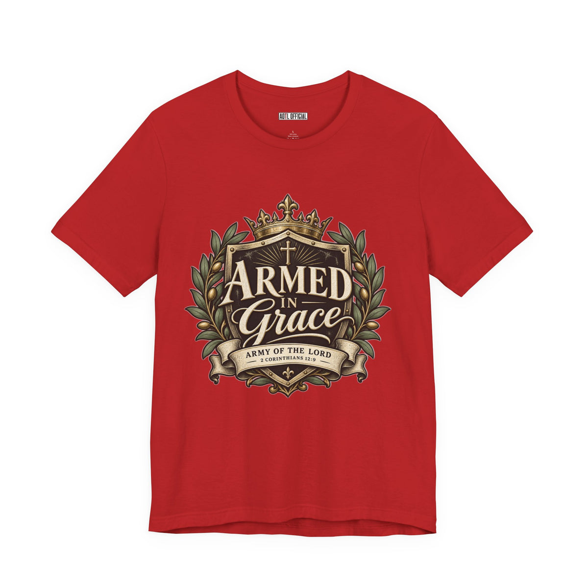 Army of the Lord — Armed in Grace Christian T-shirt