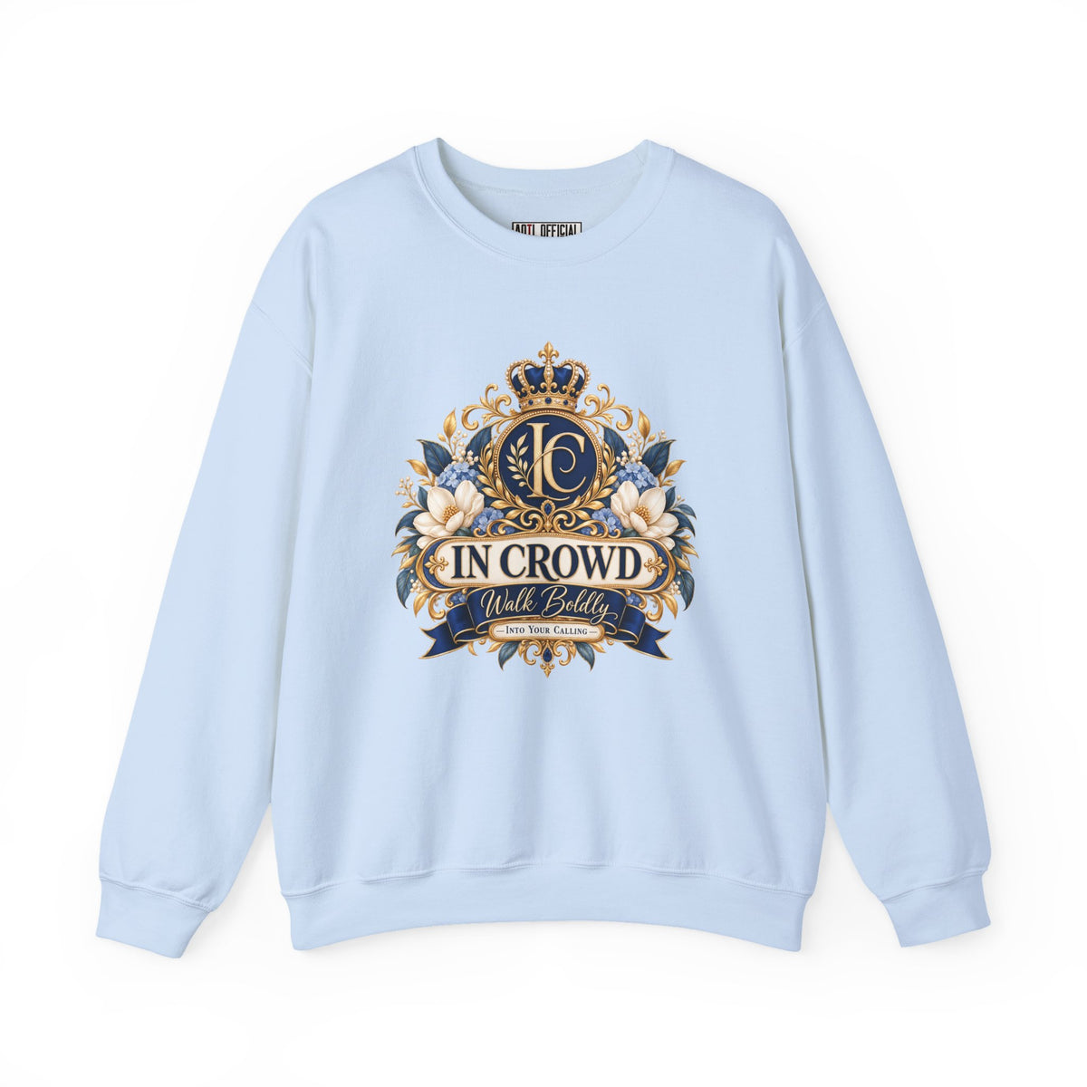 In Crowd – Walk Boldly Christian Sweatshirt